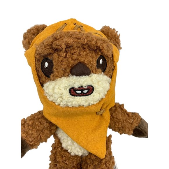 Star Wars Wicket Ewok 8" Plush Stuffed Toy By Mattel Gold Hood Christmas Gift - Picture 2 of 5